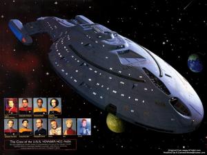 Voyager Crew of Star Trek Voyager